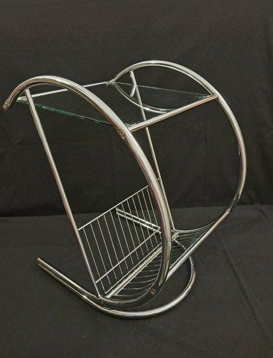 Bijzettafel - Glas, Antiek en Kunst, Kunst | Designobjecten