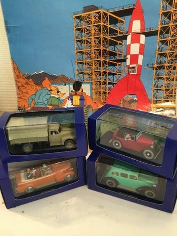 Atlas 1:43 - Modelauto (4) - En voiture Tintin -, Nieuw