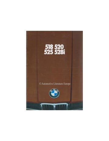 1979 BMW 5 SERIE BROCHURE DUITS, Nieuw, BMW, Author
