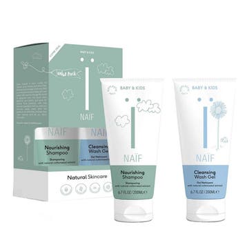 Naïf  Value Pack Shampoo + Wash Gel voor baby & kids, Verzenden, Nieuw