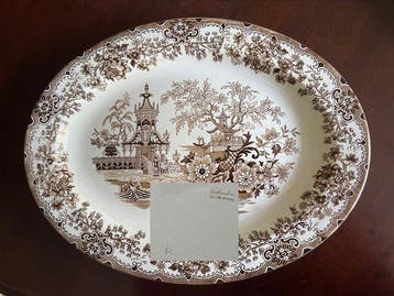 Società Ceramica Richard - Dienblad - Keramiek - Zonder