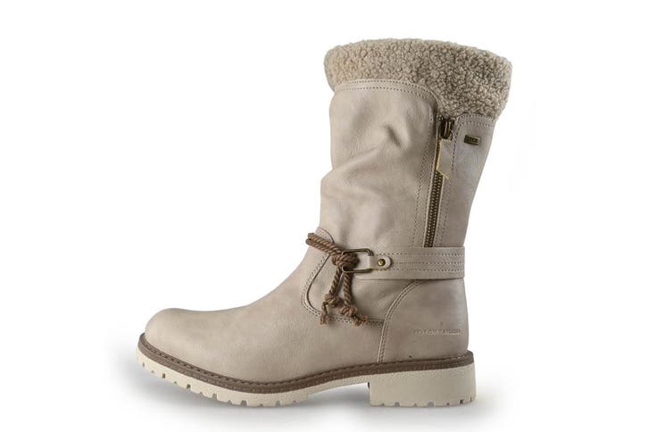 Tom Tailor Snowboots in maat 42 Beige, Kleding | Dames, Schoenen, Beige, Zo goed als nieuw, Snowboots, Verzenden