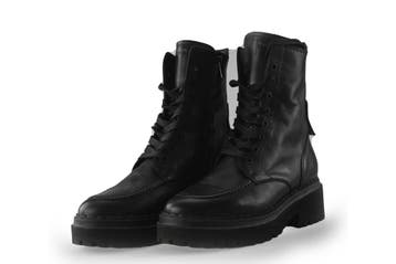 Oxmox Veterboots Meisjes in maat 36 Zwart, Verzenden, Jongen of Meisje, Schoenen, Zo goed als nieuw