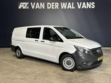 Mercedes-Benz Vito L3H1 | Financial Lease voor 402 p/mnd, Stof, Gebruikt, Overige carrosserieën, Wit