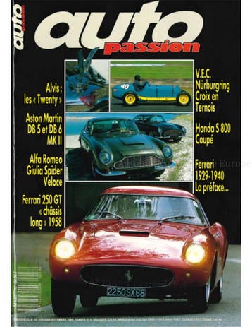 1988 AUTO PASSION TIJDSCHRIFT 18 FRANS, Nieuw, Author