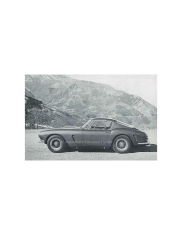 1959 FERRARI 250 GRANTURISMO BERLINETTA BROCHURE ENGELS, Nieuw, Ferrari, Author