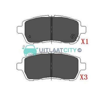 *Tip*  Remblokken DAIHATSU MAZDA SUBARU, Ophalen of Verzenden, Nieuw, Subaru