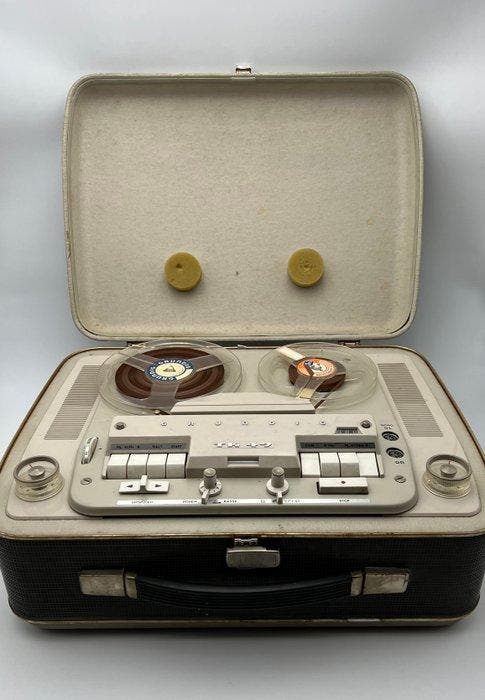 Grundig - TK47 Draagbare bandrecorder, Audio, Tv en Foto, Radio's