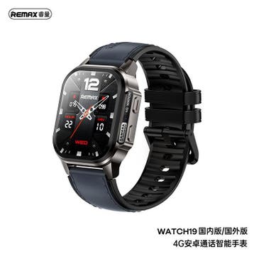 Remax WATCH19 - Smartwatch - 4G - Android - 2GB + 16GB -..., Ophalen of Verzenden, Nieuw, Zwart, Remax