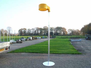 Korfbalpaal Aluminium Verstelbaar compleet + korf op straat, Ophalen of Verzenden, Nieuw