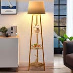 Moderne Driepoot LED Vloerlamp – Staande Lamp met Planken, Verzenden, Nieuw, 150 tot 200 cm