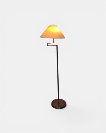 Dijkstra Lampen - Swingarm vloerlamp - Koper, Messing -