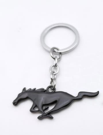 Ford Mustang pony sleutelhanger Zwart, Ophalen of Verzenden, Nieuw