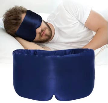 Zijden Slaapmasker – Lichtblokkerend Oogmasker Reizen, Verzenden, Nieuw
