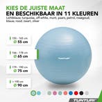 Tunturi Anti Burst Fitness bal met Pomp - Yoga bal 65 cm -, Sport en Fitness, Ophalen of Verzenden, Zo goed als nieuw