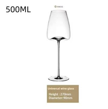 Ultradun Kristallen Bordeaux Wijnglas – Concave Convex Glas, Verzenden, Nieuw