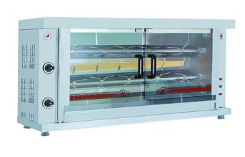 Combisteel Kippengrill | 2 Spitten | Voor ca. 10 Kippen | Ga, Zakelijke goederen, Ophalen of Verzenden, Nieuw in verpakking