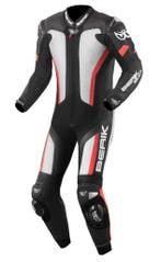 Berik Losail Zwart Wit Rood 1-Delig Motorpak, Motoren, Kleding | Motorkleding, Nieuw met kaartje, Overall, Berik, Heren
