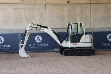 Veiling: Rupsgraafmachine Terex TC60 Diesel 32.3kW 2015, Ophalen, Graafmachine