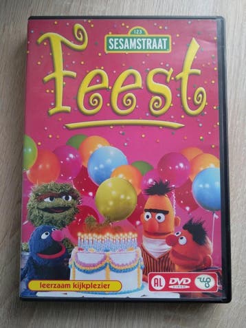 DVD - Sesamstraat - Feest, Gebruikt, Verzenden, Alle leeftijden, Educatief