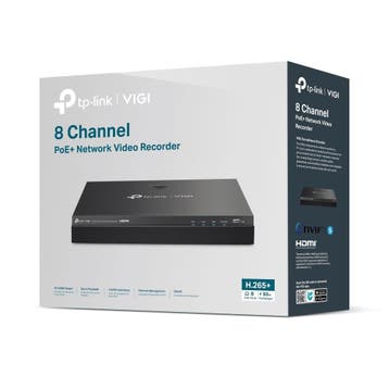 TP-Link VIGI NVR2008H-8MP - 8 Kanaals PoE+ NVR, Ophalen of Verzenden, Nieuw