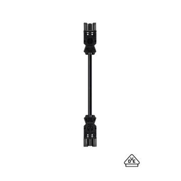 Wieland GST18I3 Koppelsnoer 1,5 MM² 2 meter zwart, Ophalen of Verzenden, Nieuw