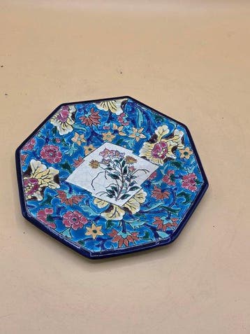 émaux de longwy - Bord - Aardewerk, Antiek en Kunst