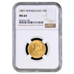 10 Gulden 1897 Wilhelmina, Postzegels en Munten, Munten | Nederland, Verzenden