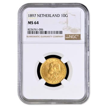 10 Gulden 1897 Wilhelmina, Verzenden