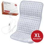 Seranova Elektrisch Warmtekussen - 60x30 cm - Lichtgrijs, Ophalen of Verzenden, Zo goed als nieuw, Grijs, Rechthoekig