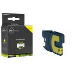Huismerk Cartridge Geel t.v.v. Brother LC-980Y, Nieuw, Cartridge, Inktmedia