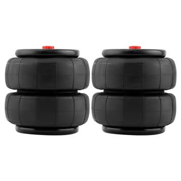 2x Luchtbalg 2600 lbs single port 1/2 NPT voor heavy duty..., Verzenden, Nieuw, Universele onderdelen