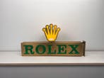 Rolex - Rolex reclamebord - Reclamebord - Messing, Plastic