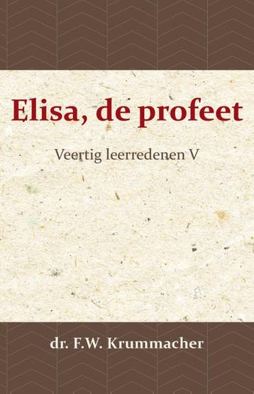 Elisa, De Profeet 5 | F.W. Krummacher | Nieuw, Ophalen of Verzenden, Nieuw, F.W. Krummacher