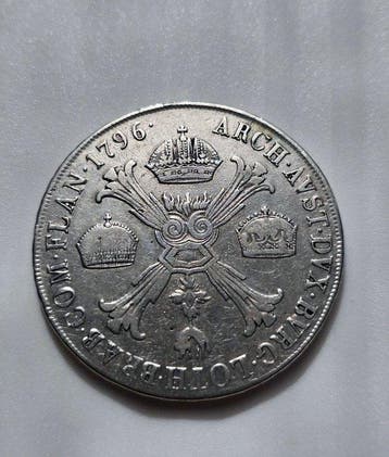 Oostenrijk. 1 Kronenthaler 1796 Mailand (Zonder