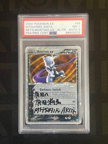 Pokémon - 1 Graded card - Mewtwo 99/109 Foil - PSA 7 - EX -, Nieuw