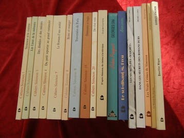 Georges Simenon - oeuvres de jeunesse + cahiers Simenon - ed