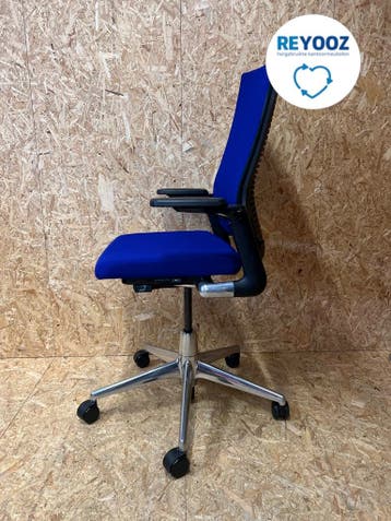 Bureaustoel Ahrend 2020 Extraverta - blauw - re-use, Nieuw in verpakking