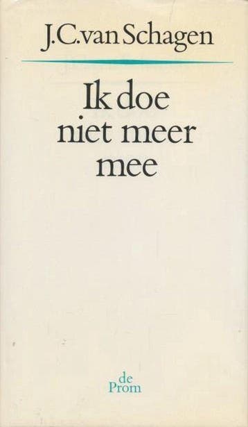 2 ik doe niet meer Archief van schagen - van Schagen, Verzenden, Gelezen