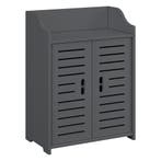 Badkamerkast Trosa opbergkast HKC 62x45x25 cm donkergrijs, Huis en Inrichting, Badkamer | Badkamermeubels, Verzenden, Nieuw