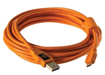Tether Tools TetherPro USB 2.0 - Micro-B 5 pin (4,6m oranje), Ophalen of Verzenden, Nieuw