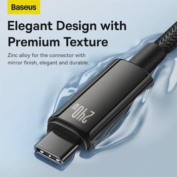 Baseus 240W PD 3.1 USB-C Kabel - Snel Opladen voor MacBook,, Verzenden, Nieuw