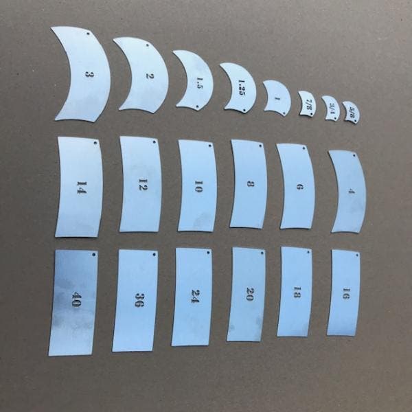 Radius set / Sweep set small - 20 delig (Handtools), Auto diversen, Autogereedschap, Nieuw, Verzenden