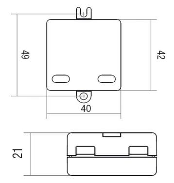 OP=OP Relco LED driver 230V-24Vdc 5W 40x42x21mm, Ophalen of Verzenden, Nieuw
