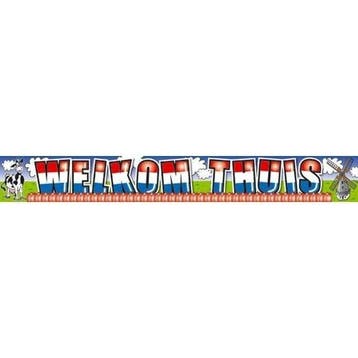Foliebanner welkom thuis, Hobby en Vrije tijd, Ophalen of Verzenden, Nieuw