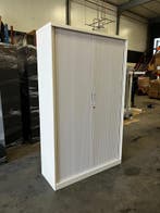Roldeurkast - Archiefkast - 195 x 120 x 47 cm - Wit - Nieuw, 100 tot 150 cm, Verzenden, Nieuw, Metaal