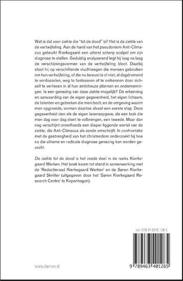 De ziekte tot de dood / Kierkegaard Werken / 6 9789463401265, Boeken, Verzenden, Gelezen, Søren Kierkegaard