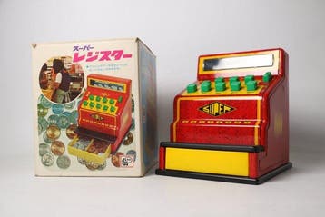 Asahi Toy - Speelgoed Super Register with Bell - 1970-1980 -