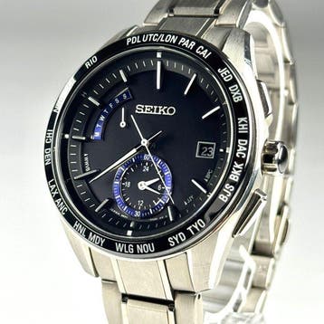 Seiko - Brightz SAGA179 Solar Radio Wave World Time Titanium
