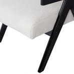 WOOOD Lowie Fauteuil - Polyester - Naturel/Zwart - 79x60x79, Verzenden, Nieuw